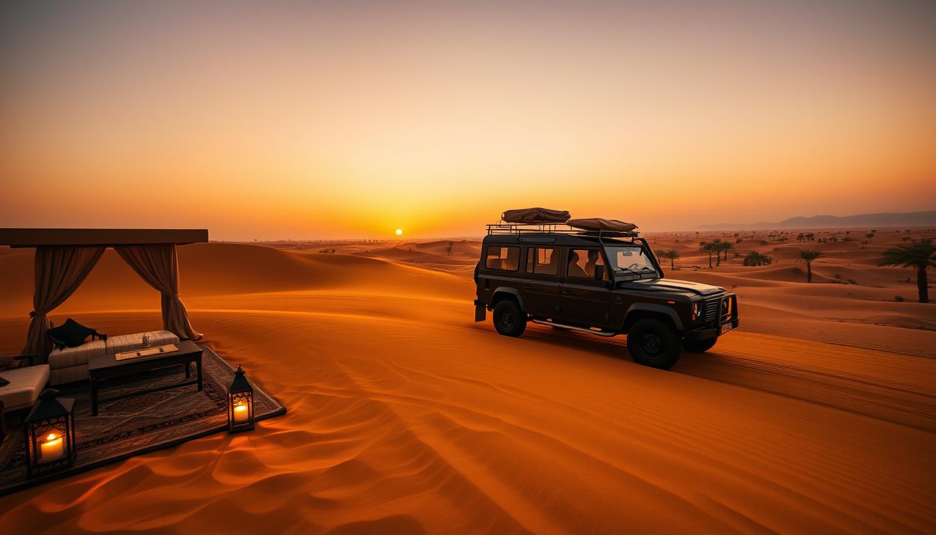 Luxury desert safari