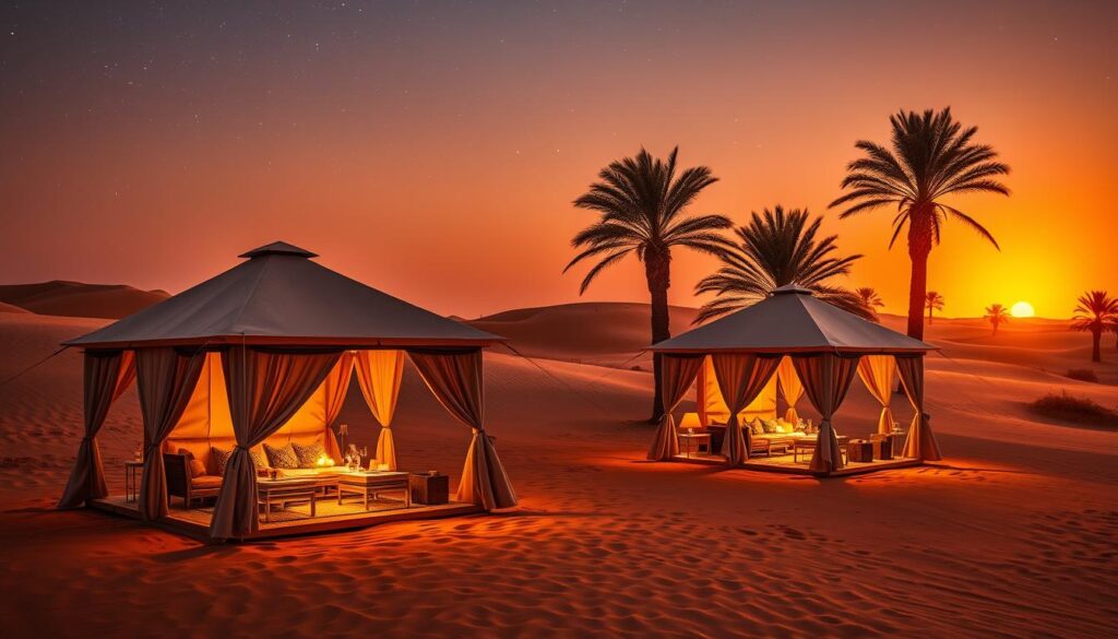 Luxury desert tents Dubai