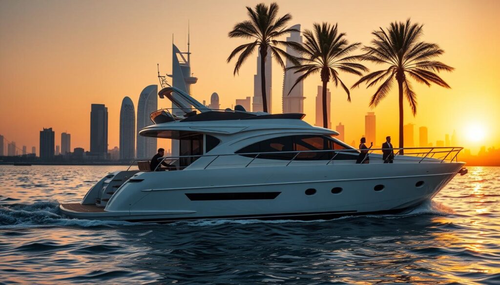 Sunset yacht cruises Dubai